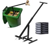 Compacteur manuel portable pour déchets de cuisine, design compact pour une utilisation et un rangement faciles, broyeur à déchets efficace pour la maison et la vie respectueuse de l'environnement