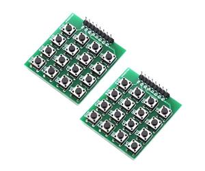 Compactly Module clavier matriciel 4 x 4 touches Commutateur 16 touches pour projets d'intégration Raspberry Microcontrôleurs