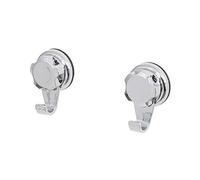 Compactor Bath RAN4714 Lot de 2 Petits Crochets Chromés