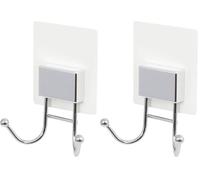Compactor - Bestlock Magic Bath Double Crochets Autoadhésifs en Chrome Plated Iron, SKU RAN6847 (Lot de 2)