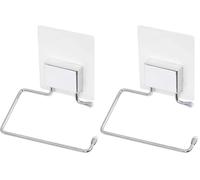 Compactor BESTLOCK Magic Bath Porte-Papier Toilette Auto-Adhésif, Chrome, 13x6x14cm (Lot de 2)