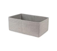 Compactor - Boîte de Rangement en Tissu Oxford Gris Taille M 42 x 26 x H.16.5 cm