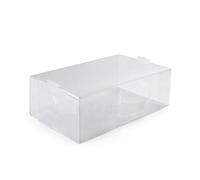 Compactor Boîte de Rangement Transparente pour Chaussures avec Poignée, Taille M, Pliable, Polypropylène, Transparent, Article RAN5961