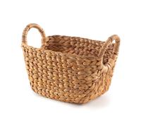 Compactor - Panier de Rangement Déco Caracas M, en jacinthe tressée main, style tropical idéal pour décoration et organisation de la salle de bain, cuisine, armoire chambre, dressing, étagère bureau