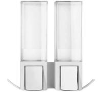 Compactor – Double distributeur de savon mural – 2 x 500 ml – Blanc et chrome