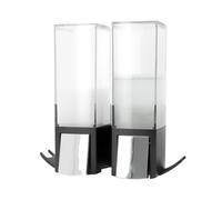 Compactor Edge - Distributeur de savon liquide/shampoing, noir RAN9656