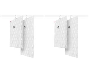 Compactor Espace Plus Lot 2 x Sac de rangement sous vide, Transparent, S: 70 x 0,2 x H 105 cm, M: 70 x 0,2 x H 145 cm, RAN3253 (Lot de 2)
