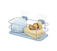 Compactor - Etagère adhésive sans perçage repositionnable pour Salle de Bain et Cuisine, 30 x 15.8 x H.16 cm, Coloris Bleu