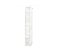 Compactor Étagère souple pour chaussures WOS blanche 9 niveaux 15x30x128 cm