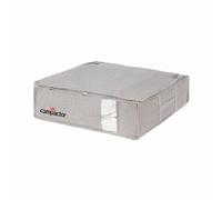 Compactor - Housse de rangement sous vide Oxford format extra plat Taille L - Grande capacité - Rangement couettes vêtements et oreillers - Rangement dessous de lit, Gris
