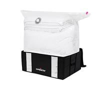 Compactor - Housse de rangement sous vide taille XXL - Très grande capacité - Coloris noir - Compression couettes oreillers vêtements - Rangement armoire