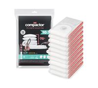 Compactor - Lot de 10 sacs de rangement sous vide - Taille M 90 x 55 cm - Rangement sous vide pour vêtements, couettes et oreillers