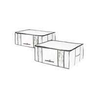 Compactor Lot 2 Life Housse de rangement sous vide, Blanc, XXL, 65 x 50 x H 27 cm, RAN8121