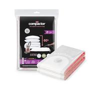 Compactor - Lot de 2 sacs de rangement sous vide - Taille XL 130 x 80 cm - Grande capacité - Rangement sous vide pour couettes, oreillers, vêtements