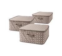 Compactor Lot de 3 Housses zipée Rivoli, 46 x 46 x H 20,5 cm, RAN8108