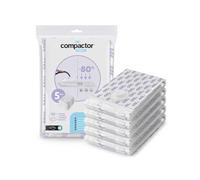 COMPACTOR- Lot de 5 sacs de rangement sous vide Taille L 100x70 cm - Parfum lavande - Compression couettes, manteaux, vêtements - Valve brevetée - Grande capacité - Protection linge