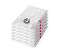 Compactor - Lot de 6 sacs de rangement sous vide - Taille L 100 x 80 cm - Grande capacité - Rangement sous vide pour couettes, oreillers, vêtements