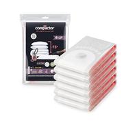 Compactor - Lot de 6 sacs de rangement sous vide - Taille XL 130 x 80 cm - Grande capacité - Compression couettes oreillers vêtements