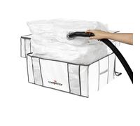Compactor - Lot de Housses avec Sac sous vide Life XXL, 3 grands coffres, rangement armoire, dressing, déménagement, compatible aspirateur et pompe à vide, compresse couettes, oreillers et vêtements