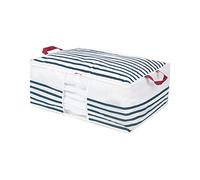 Compactor Marinière Housse de Rangement Couette, Bleu, 65 x 50 x H.27 cm, RAN5301