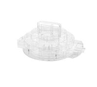 Compactor Organisateur cosmetique et bijoux transparent, 31,2 x 31,2 x H 14 cm, RAN7693