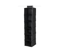 Compactor - Organisateur de Pulls Urban à 6 Niveaux - Collection Cosmos - 30x30x128 cm - Noir - Peva