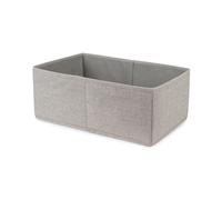 Compactor - Boîte de rangement en tissu Oxford gris taille M 42 x 26 x H.16.5 cm