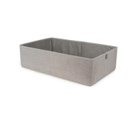 Compactor - Boîte de rangement en tissu Oxford gris taille L 56 x 36 x H.16.5 cm