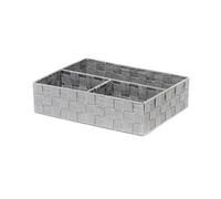 Compactor Organisateur Stan 3 compartiments Gris, 32 x 25 x H 8 cm, RAN6752