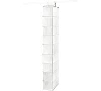 Compactor Organisation de l'armoire - Organiseur suspendu 15x30x128 cm, 9 compartiments, blanc RAN2982