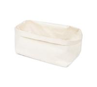 Compactor Panier de Rangement Flex, très Petit, en Polycoton Doux avec Cadre métallique, 19 x 12 x 10,5 cm, crème, RAN8448