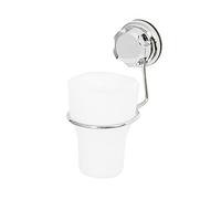 Compactor Porte-Brosse à Dents BESTLOCK Bath Verre, Chrome, Système d'aspiration Facile à Installer