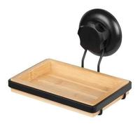 COMPACTOR Porte savon-éponge à ventouse Cie Europe - Bambou - Noir mat