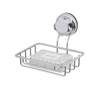 Compactor - Porte-savon et éponge RAN7798 - Acier laqué époxy argent 13,2×13,2×10 cm