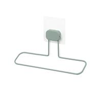 Compactor - Porte-Serviette adhésif sans perçage repositionnable pour Salle de Bain et Cuisine, 25,5 x 16 x H.7, Coloris Vert