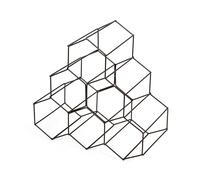 Compactor, Range-Bouteilles, Métal, Bronze Mat Dimensions:28 x 28 x H.14, 5 cm, RAN8663