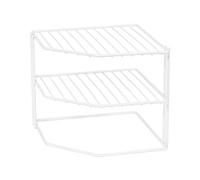 Compactor Rangement Casseroles Perth Taille M, Métal Blanc, 24x23x20.3 cm