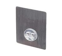 Compactor Rangement Patch Crochet Auto-adhésif Argent, 8 x 1,2 x H 9 cm, RAN6860