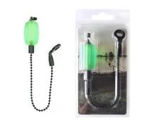Compacts Alarme de pêche avec technologie de détection de balancement Dispositif d'alerte de pêche résistant aux intempéries pour de longues durées Alertes LED multicolores