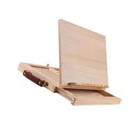 Compacts Chevalet de croquis pliable pour artistes Pinceaux et matériaux d'art Hauteur réglable Chevalet de peinture en bois Chevalet en bois Chevalet de dessin