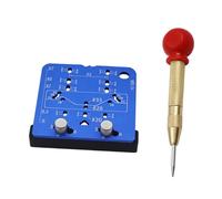 Compacts Kit d'outils de positionnement de charnière pratique avec accessoires de perçage pour réparation et entretien de meubles Systèmes de positionnement de charnière