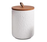 CompadreBol Pot en Céramique pour thé, café et sucre avec Couvercle Hermétique, Récipient pour Stocker des épices, Bocal d'une Capacité de 1300 ml / 44 oz