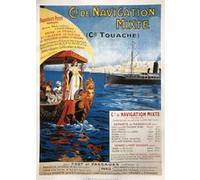 Compagnie de Navigation - Alger / Marseille - 50x70 cm - AFFICHE / POSTER G