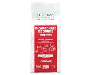 Compagnie Du Bicarbonate - Bicarbonate gros grains - Sac kraft - 1 kg | Nettoyant Multi-usage - Dégraissant Puissant - Produit Ménager Ecoresponsable - Lessive - Emballage Zéro Déchet