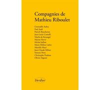 Compagnies de Mathieu Riboulet - Collectif - Verdier - broché - Essai