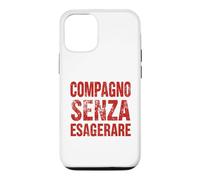 Compagno Ma Senza Esagerare Ironica PCI Vintage Comunista Coque pour iPhone 12/12 Pro
