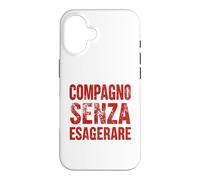 Compagno Ma Senza Esagerare Ironica PCI Vintage Comunista Coque pour iPhone 16