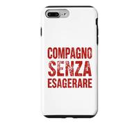 Compagno Ma Senza Esagerare Ironica PCI Vintage Comunista Coque pour iPhone 7 Plus/8 Plus