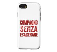 Compagno Ma Senza Esagerare Ironica PCI Vintage Comunista Coque pour iPhone SE (2020) / 7/8