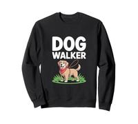 Compagnon canin illustré pour promeneur de chien Sweatshirt